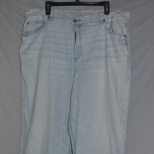 American Eagle Jeans Womens Blue Bootcut Stretch Denim High Rise XXL